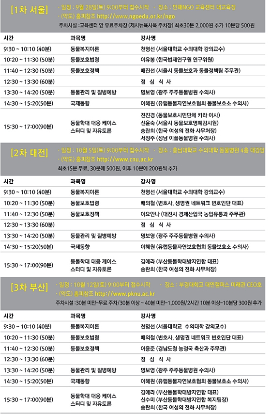 데일리벳 포럼보호명예감시원교육