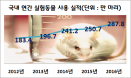 하루 평균 7900마리 동물이 동물실험에 사용된다