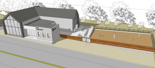 해운대구 유기동물 공공 입양센터 조감도 @해운대구청