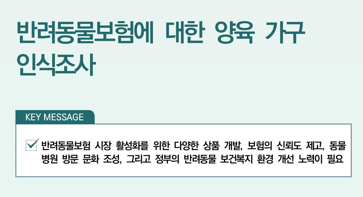 “펫보험 활성화 위해 진료부 공개? 오히려 상품 다양화 필요”