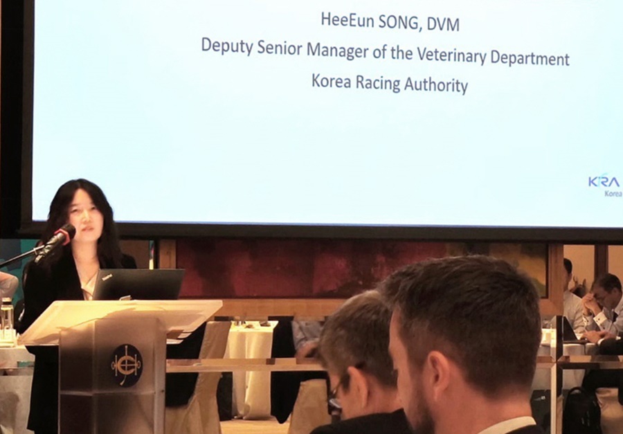 송희은 수의사, 국제경마전문수의사회 아시아 대표 선출
