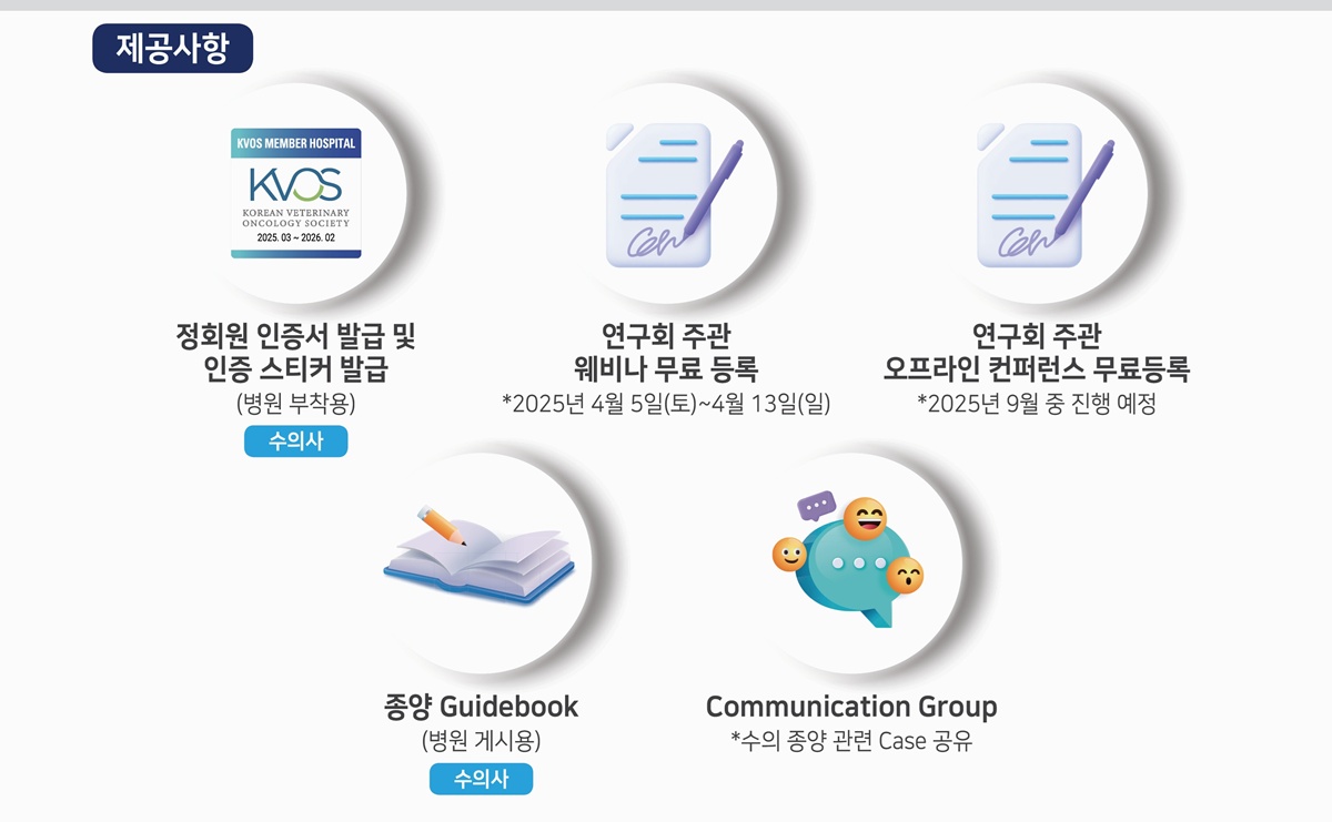 한국수의종양의학연구회 정회원 모집…수의사·수의대생 대상