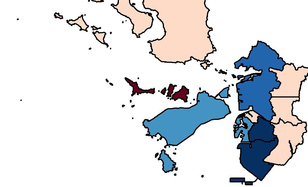 부산 부산진·대구 수성과 인천 연수·대전 유성의 개원가 분위기 달랐다