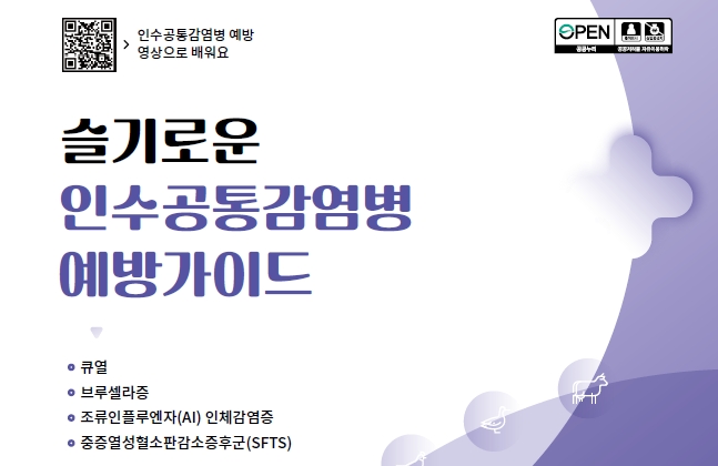 ‘큐열·SFTS·브루셀라·인플루엔자’ 인수공통감염병 예방 어떻게