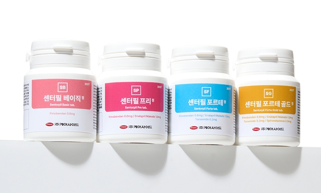 케어사이드, 반려견 심장약 4종 복합제 ‘센터필 시리즈’ 선보인다