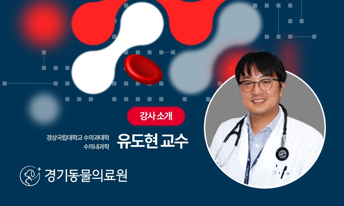반려동물 혈액 과응고·저응고 주제 경기동물의료원 세미나, 26일 무료 개최