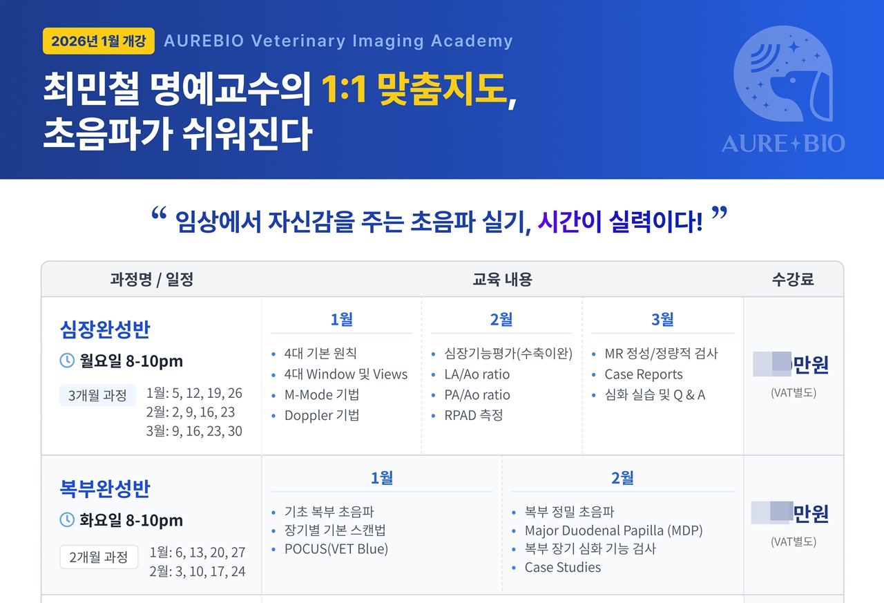 ‘초음파가 쉬워진다’ 심장완성반, 복부완성반으로 개편된 오르바이오 소수정예 초음파교육