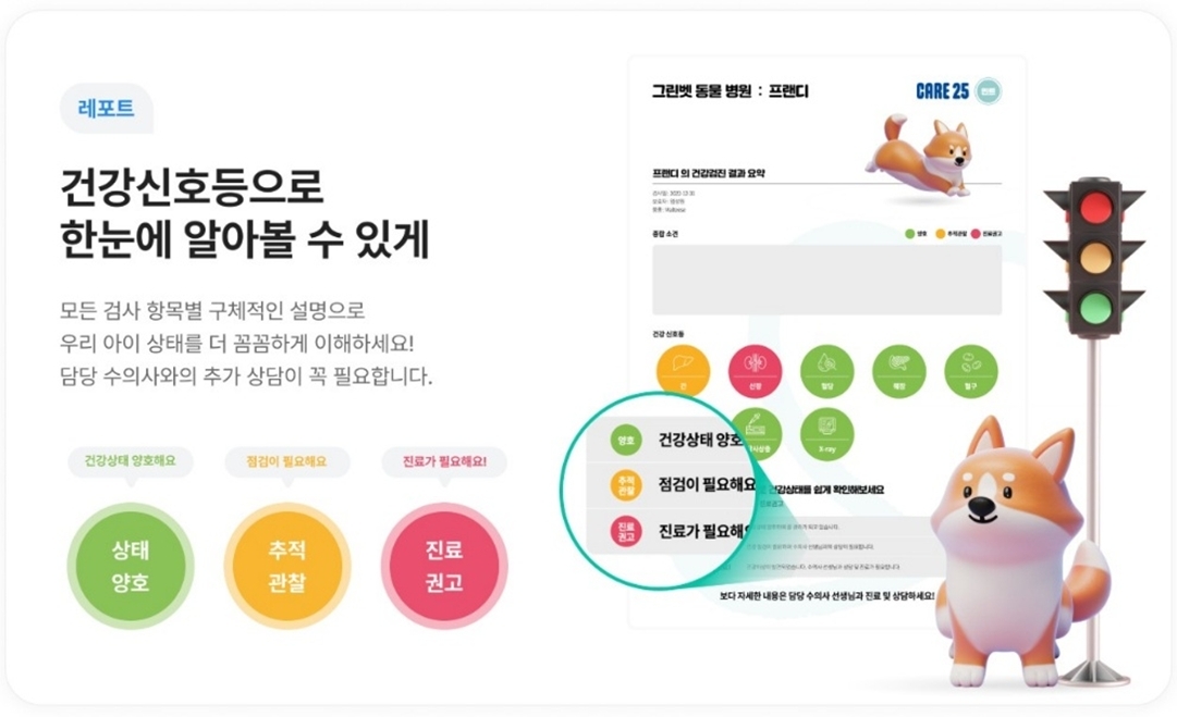 반려동물 건강검진 활성화, 그린벳 CARE25가 제시하는 전략..3월까지 프로모션